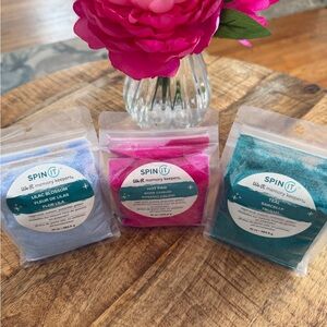 We R Memory Keepers Spin It Glitter Set - Blue, Pink, Teal